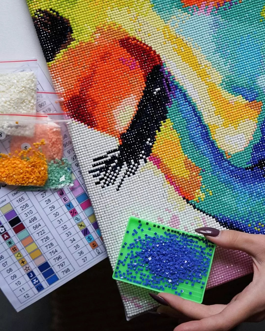 The soul of the dragon: Diamond painting, Brushme