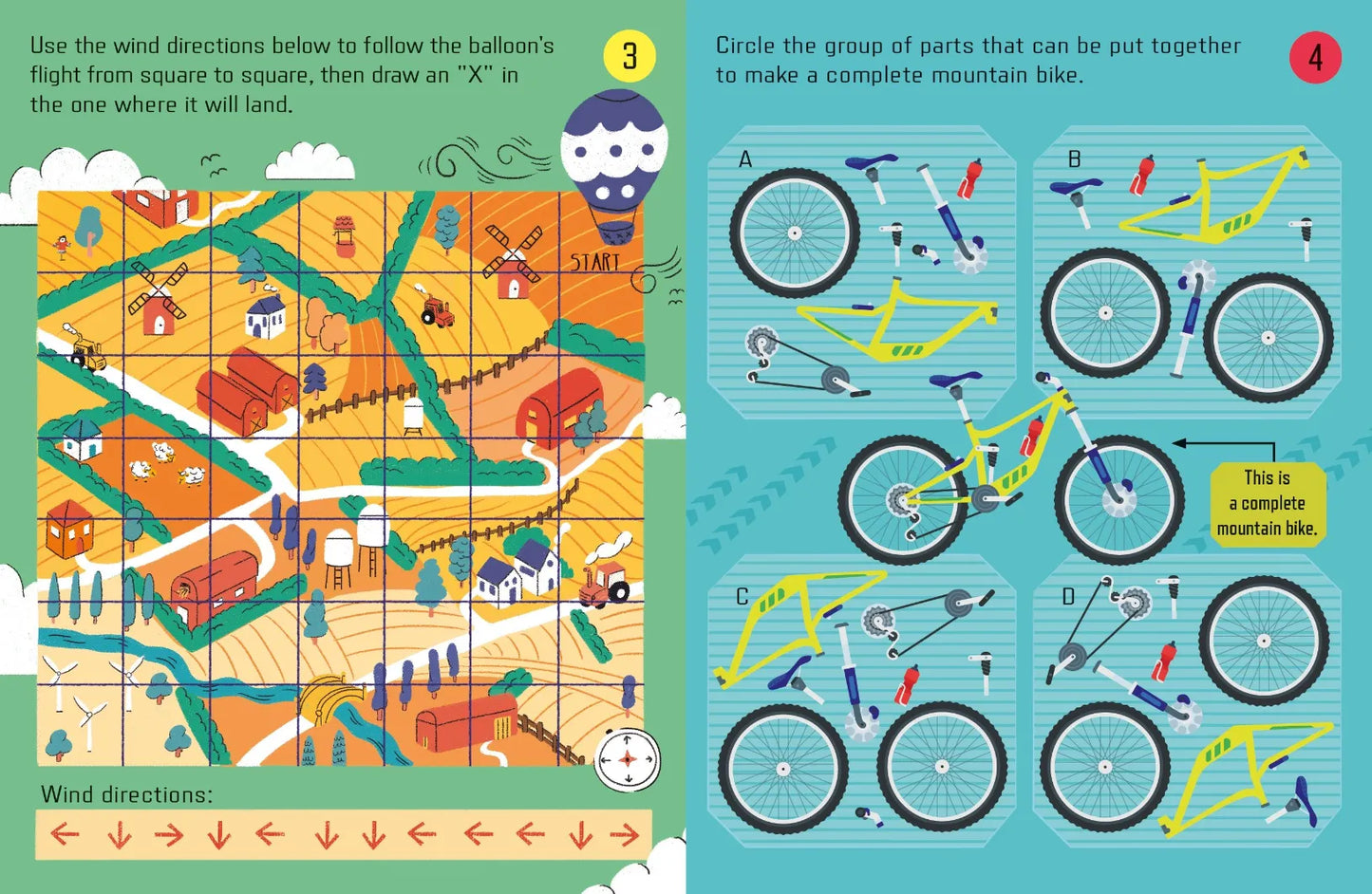 Activity book: Things to Do on a Journey, Usborne