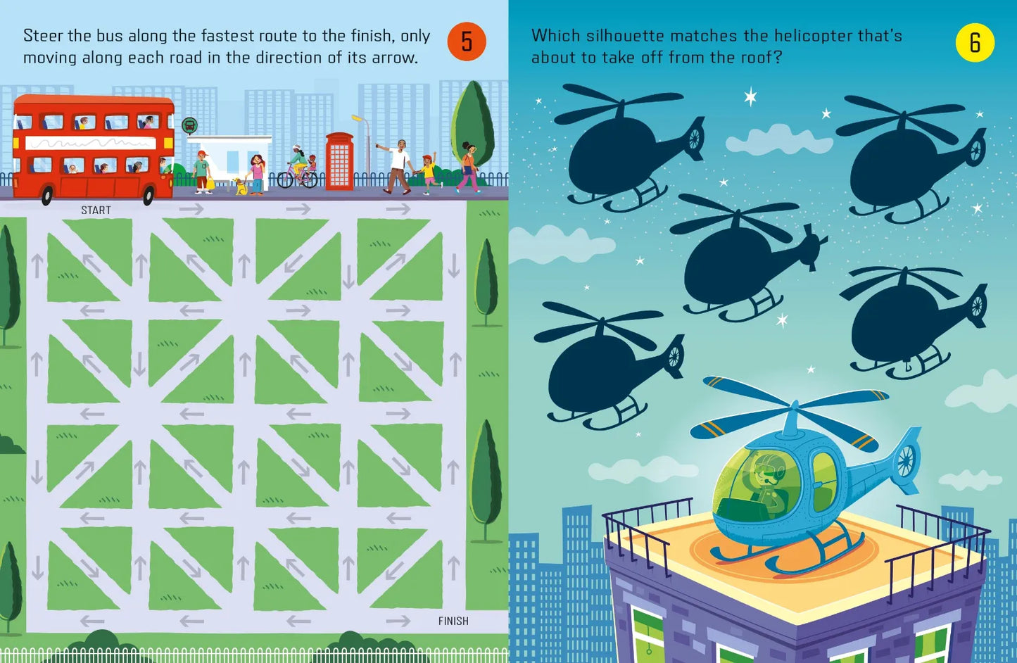 Activity book: Things to Do on a Journey, Usborne
