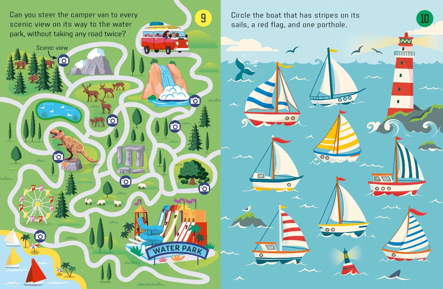 Activity book: Things to Do on a Journey, Usborne