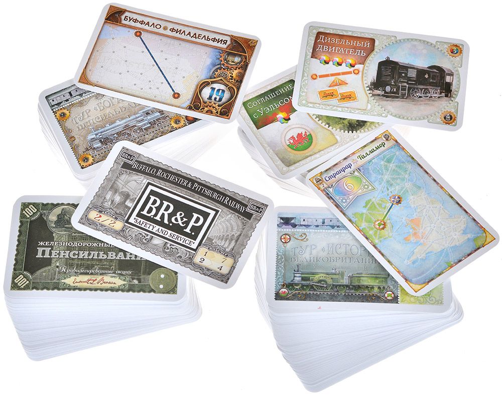 Дополнение к настольной игре Ticket to Ride: Великобритания и Пенсильвания. Мир Хобби