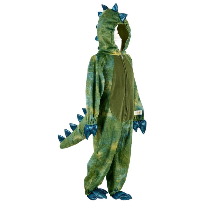Tyrannosaurus, Dinosaur Jumpsuit for Kids 5-6, Soft Padded Belly