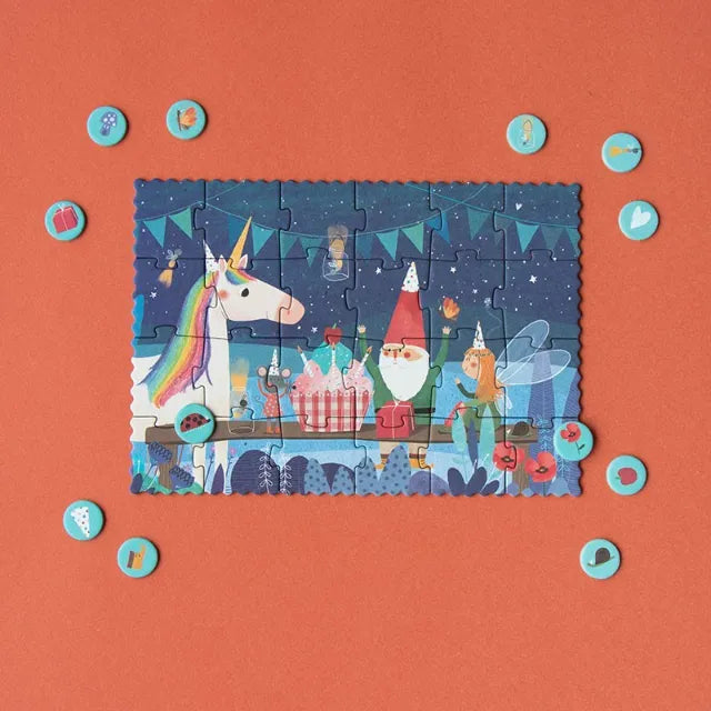 Unicorn: 24 Pieces, Look & Find Tiny Puzzle for Kids