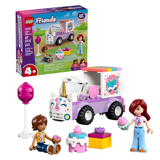 Unicorn Cake Delivery Car 42675, Lego Friends