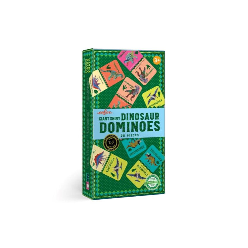 EEBOO SHINY DINOSAUR DOMINOES