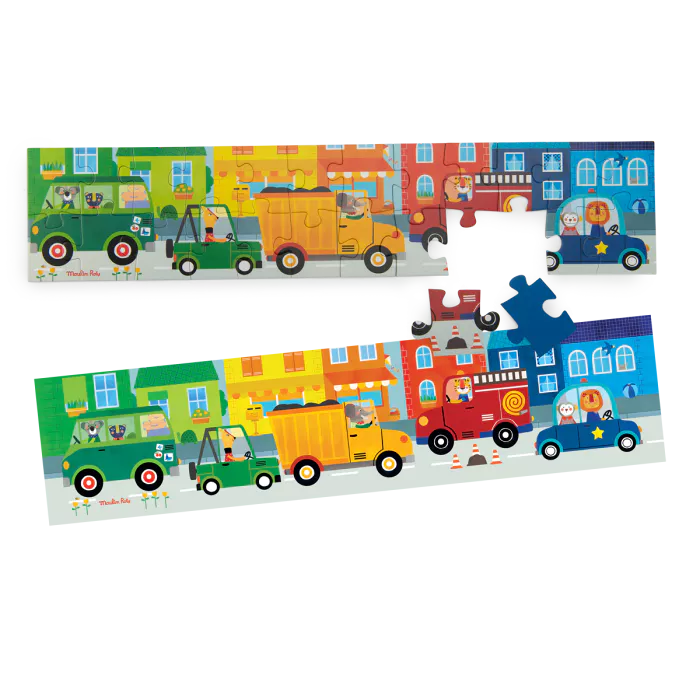Vehicle puzzle (24 pcs): Les Popipop, Moulin Roty