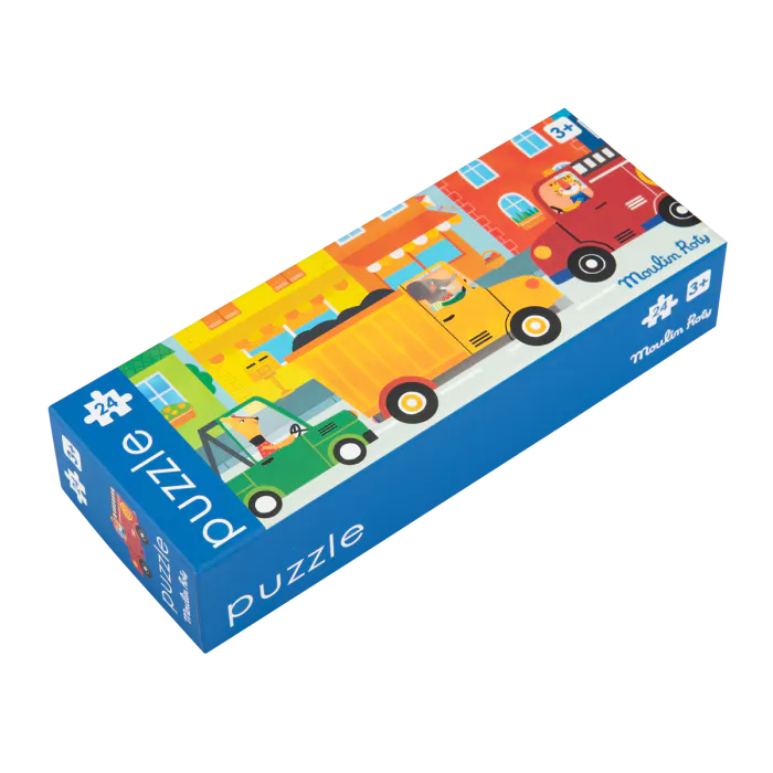 Vehicle puzzle (24 pcs): Les Popipop, Moulin Roty