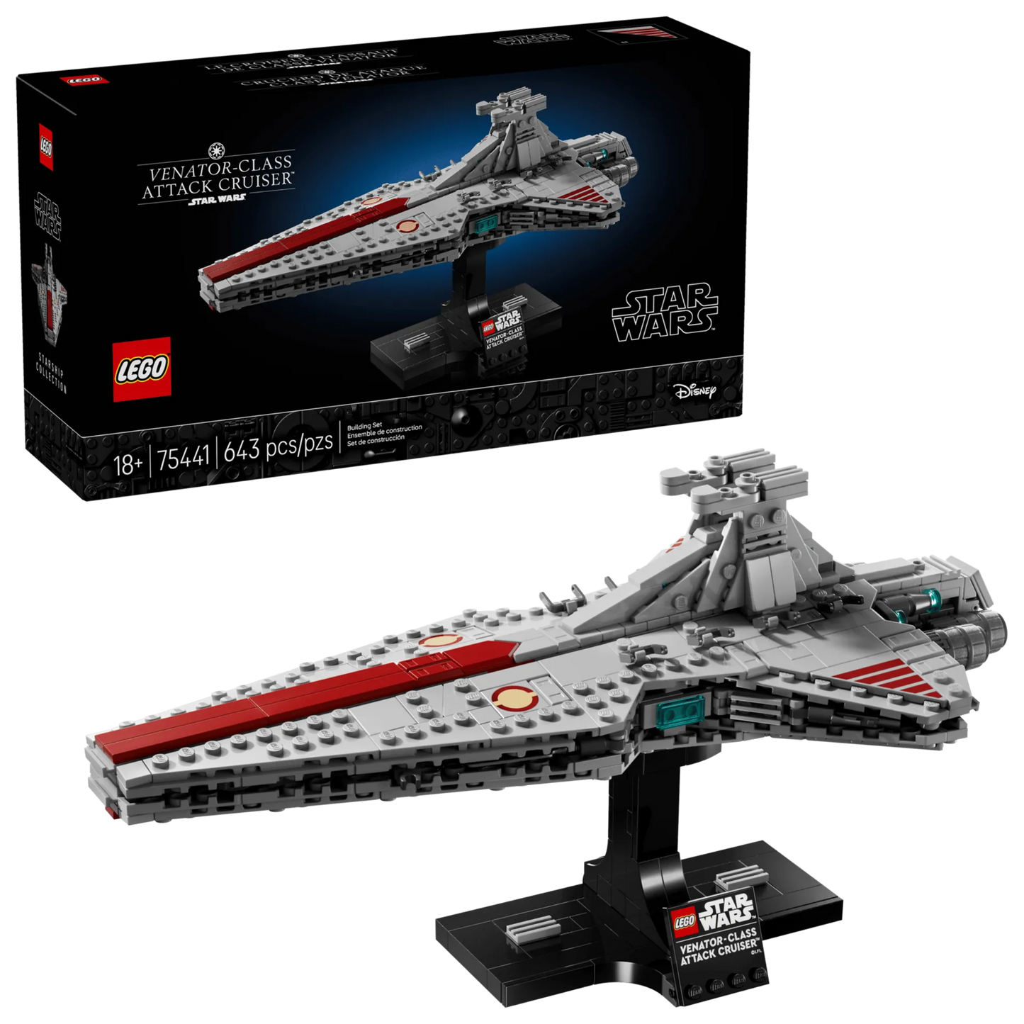 Venator-Class Attack Cruiser 75441, Lego Star Wars