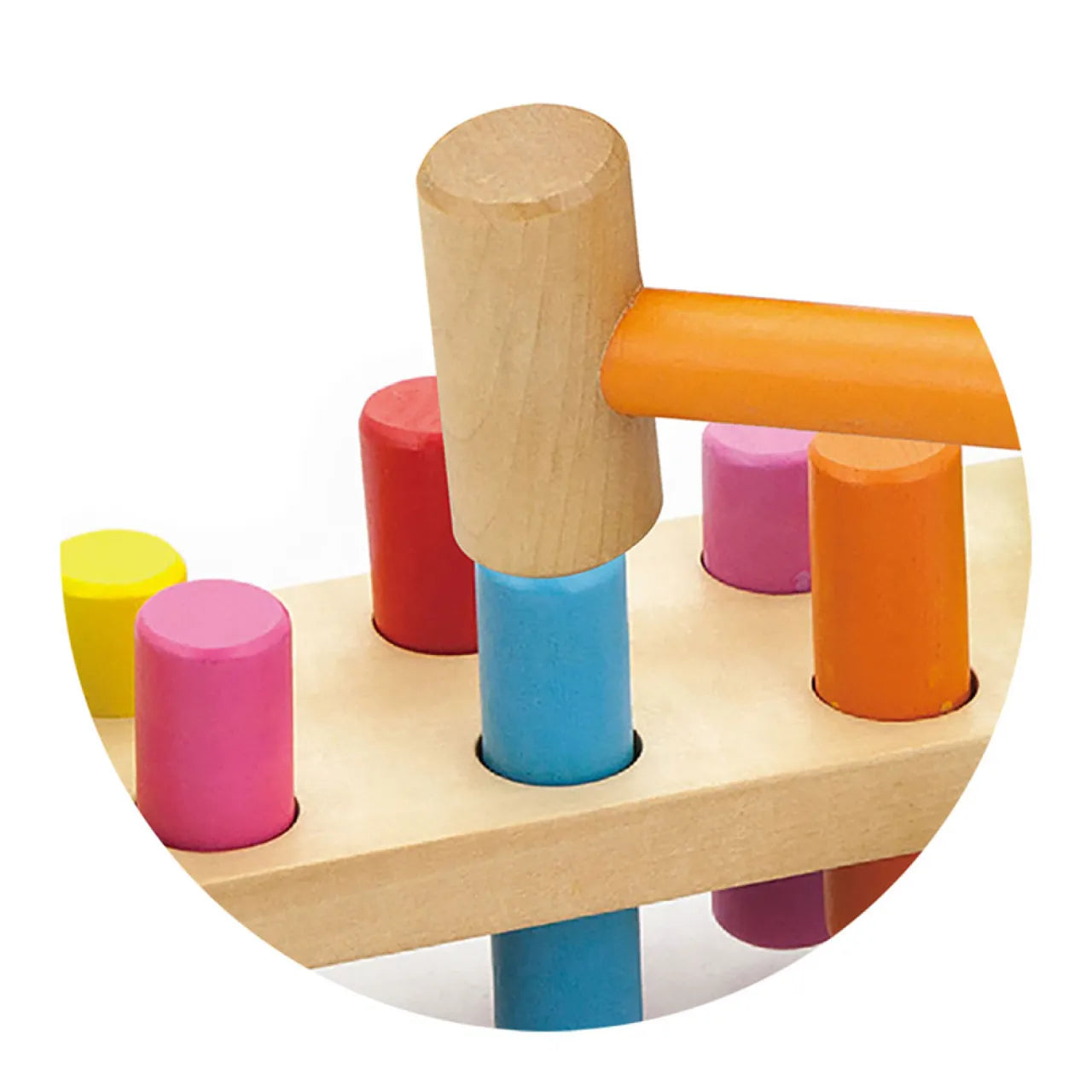 Tap down toy: Pound-a-Peg, Viga