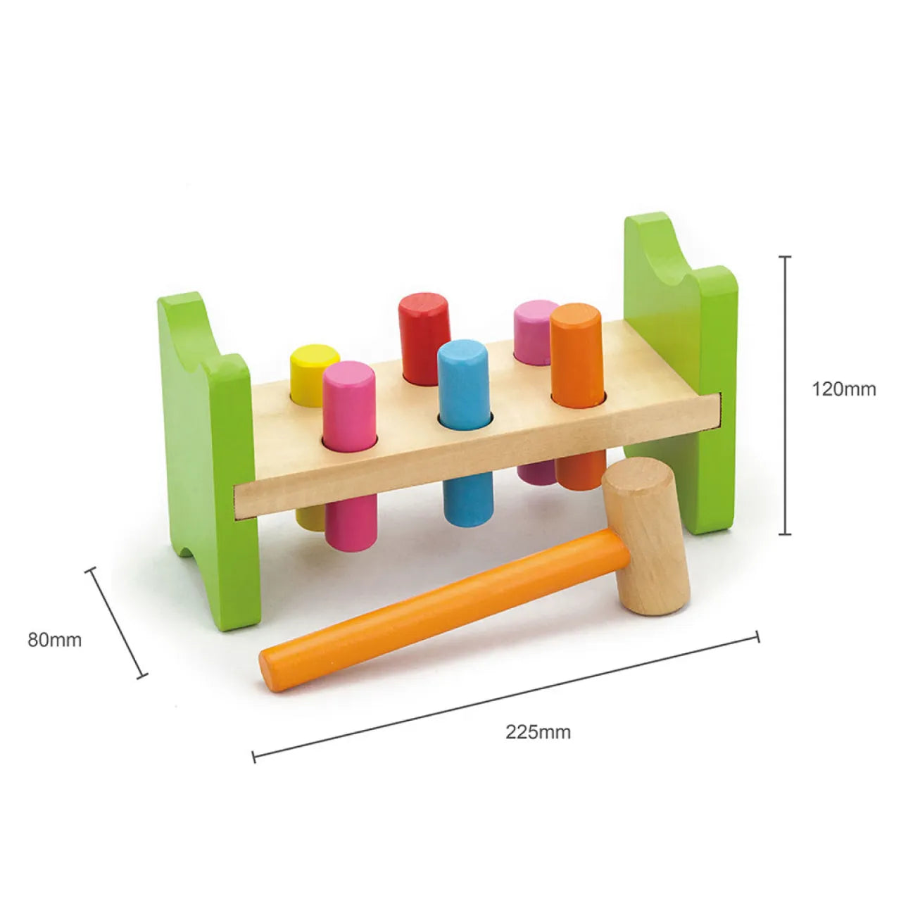 Tap down toy: Pound-a-Peg, Viga