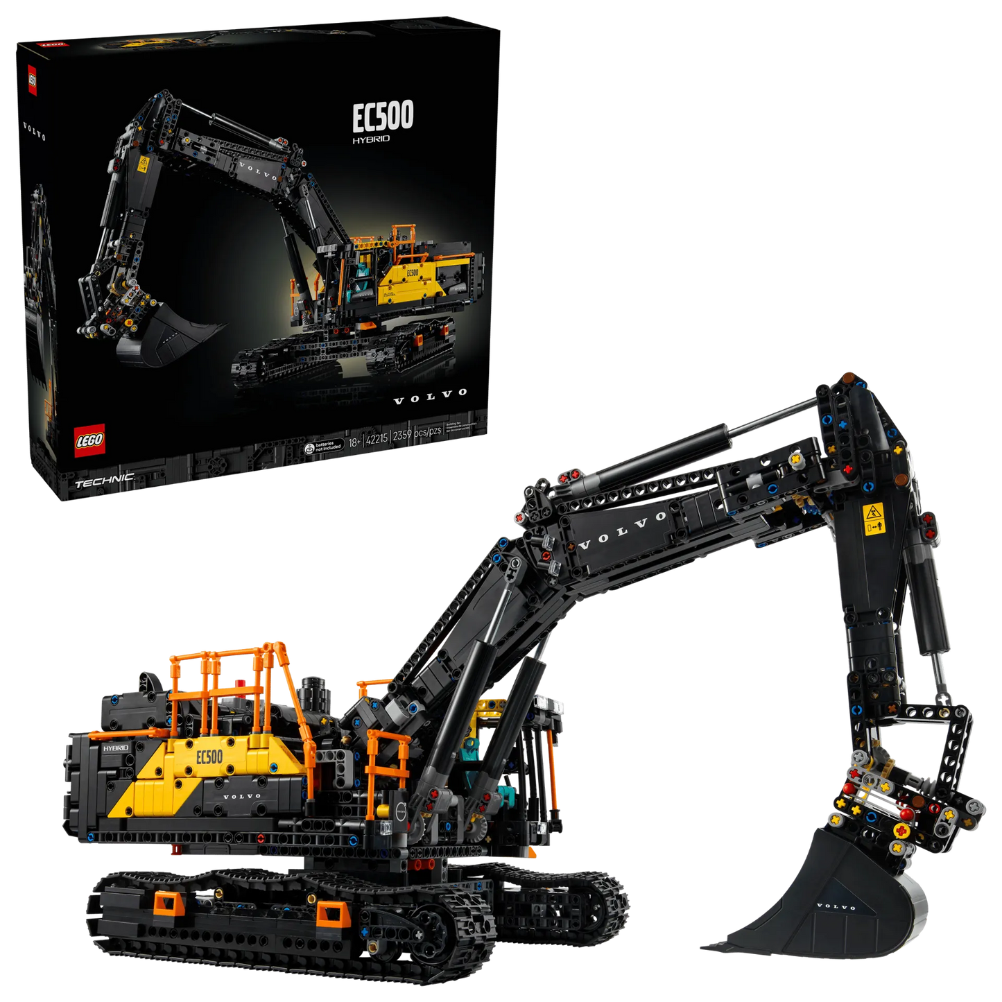 Volvo EC500 Hybrid Excavator 42215, Lego Technic