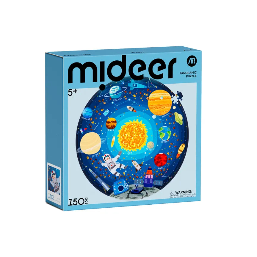 Wandering Through the Space, Panoramic Puzzle for Kids, 150 Pieces