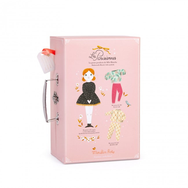 The little wardrobe suitcase Les Parisiennes, Moulin Roty