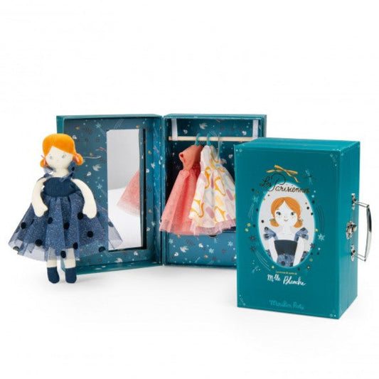 The evening dresses suitcase Les Parisiennes, Moulin Roty