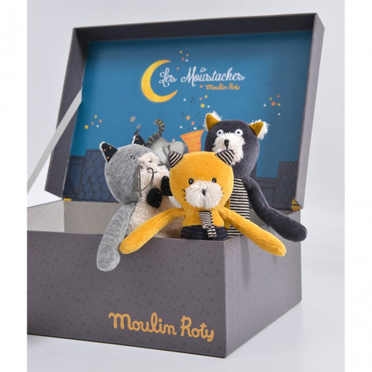 Miniature cats Les Moustaches 1PCS, Moulin Roty