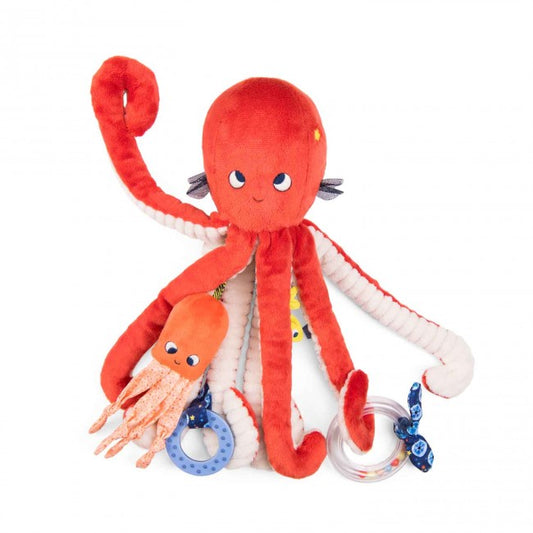 Large activity octopus Les Aventures de Paulie, Moulin Roty