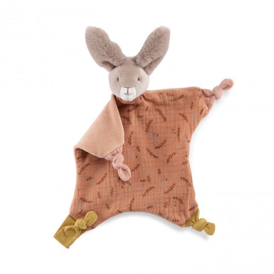 Clay rabbit comforter Trois Petits Lapins, Moulin Roty