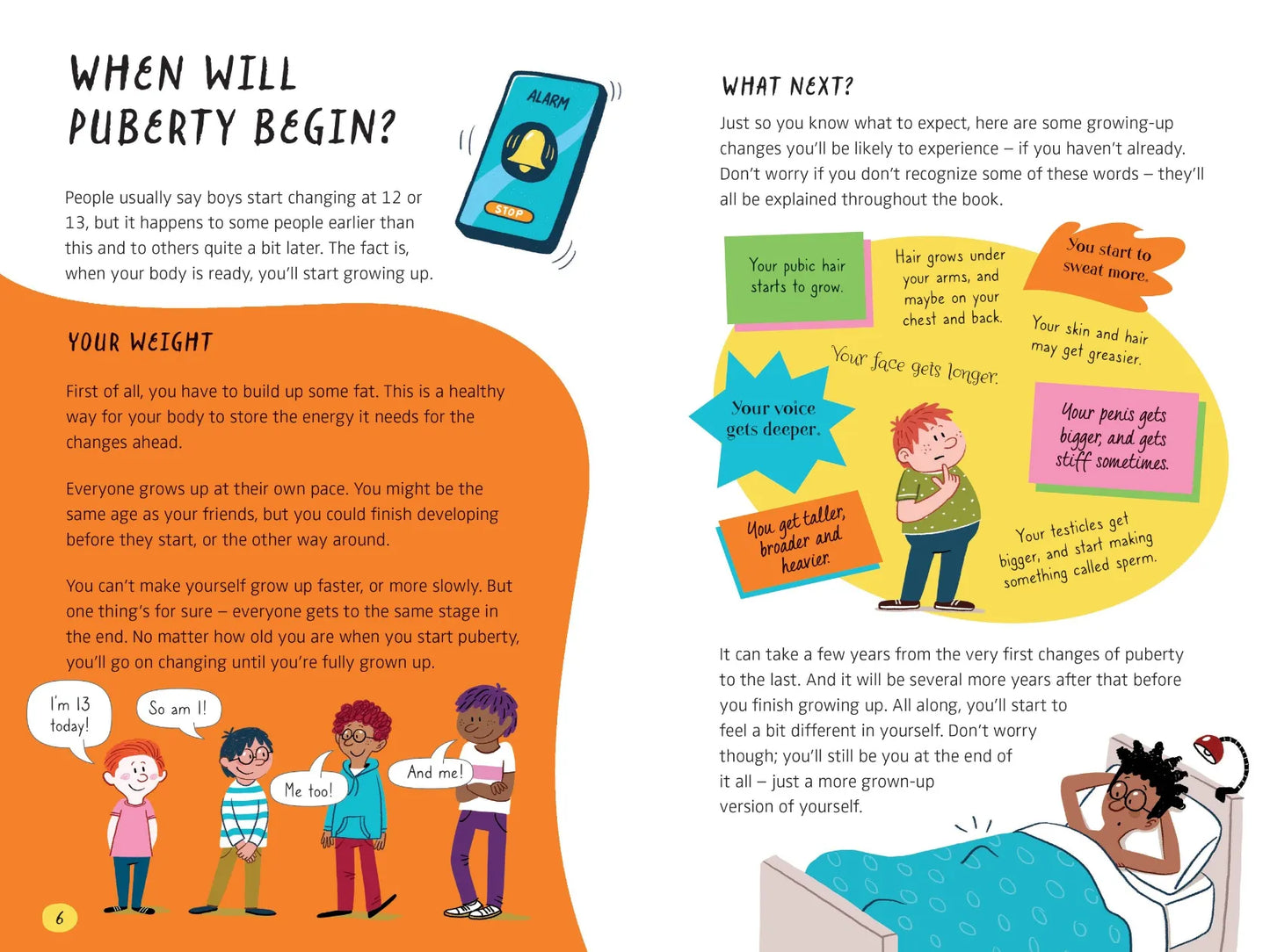 Life Skills book: What's Happening To Me? The Boy One, Usborne