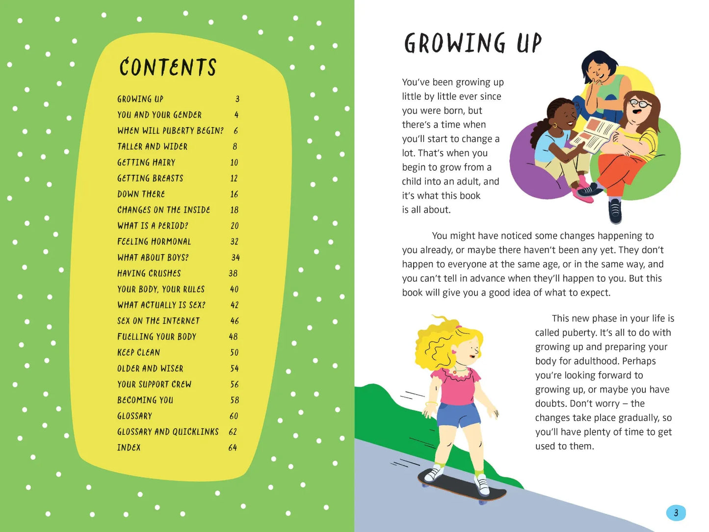 Life Skills book: What's Happening To Me? The Girl One, Usborne