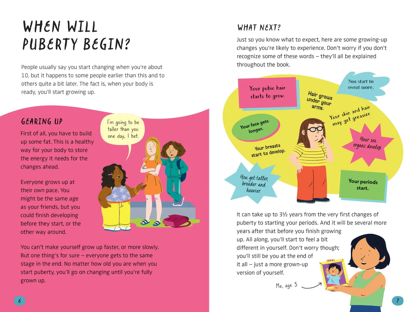 Life Skills book: What's Happening To Me? The Girl One, Usborne