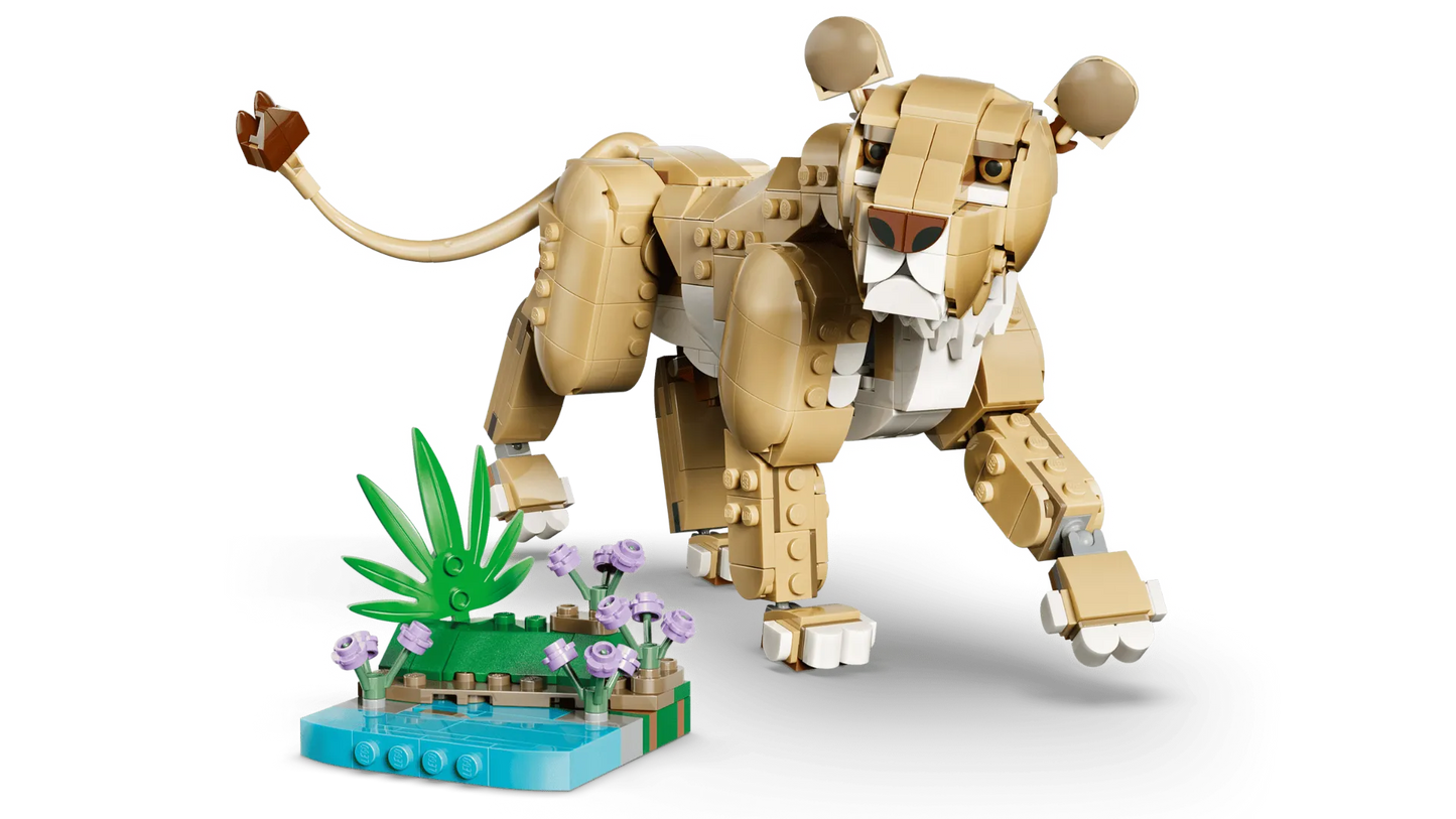 Wild Animals: Majestic Lion 31386, Lego Creator 3-in-1