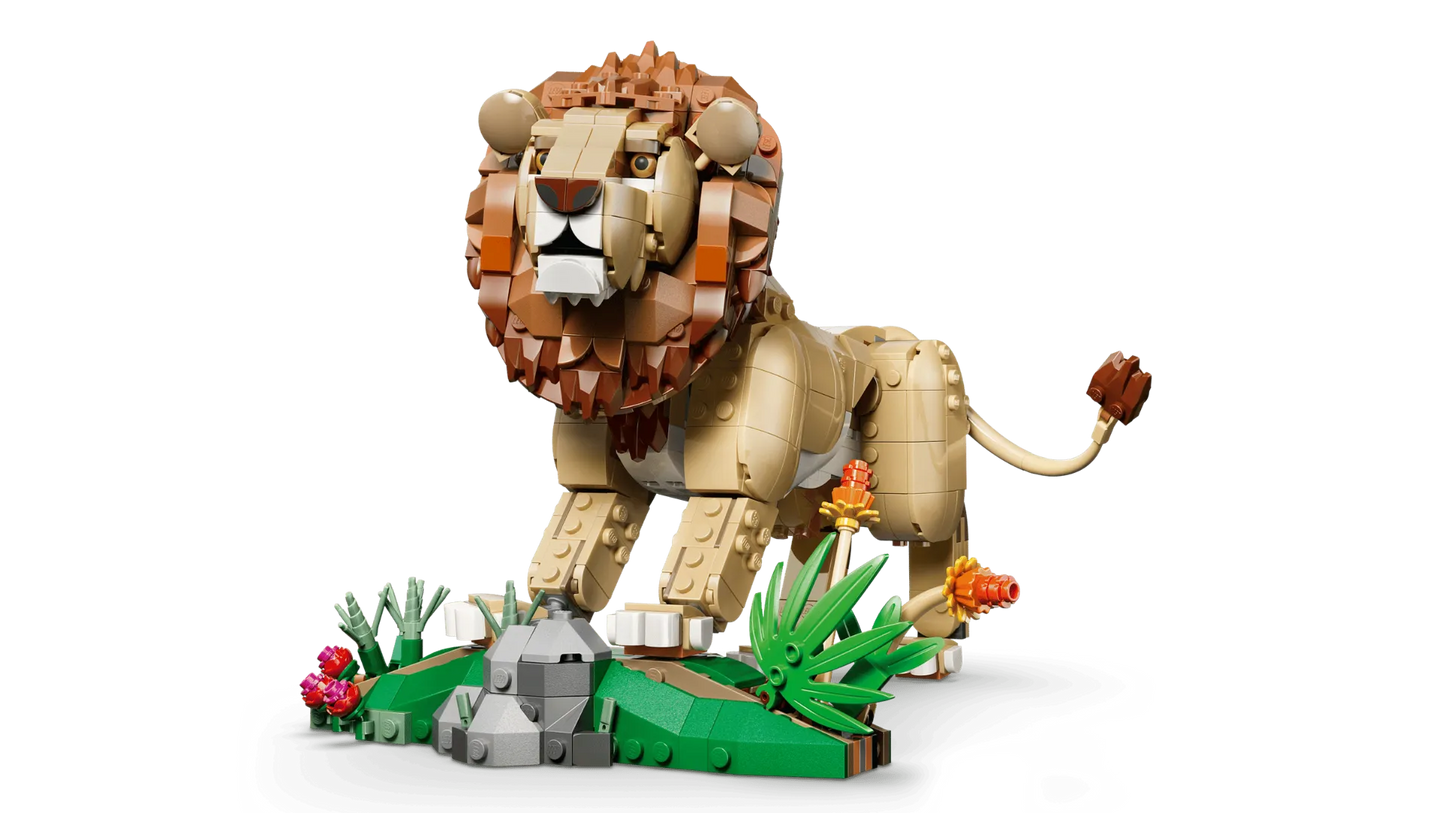 Wild Animals: Majestic Lion 31386, Lego Creator 3-in-1