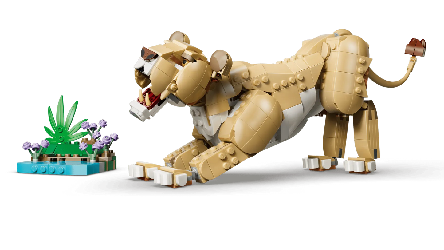 Wild Animals: Majestic Lion 31386, Lego Creator 3-in-1