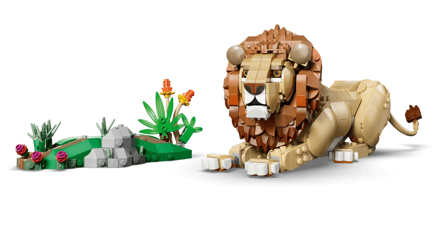 Wild Animals: Majestic Lion 31386, Lego Creator 3-in-1