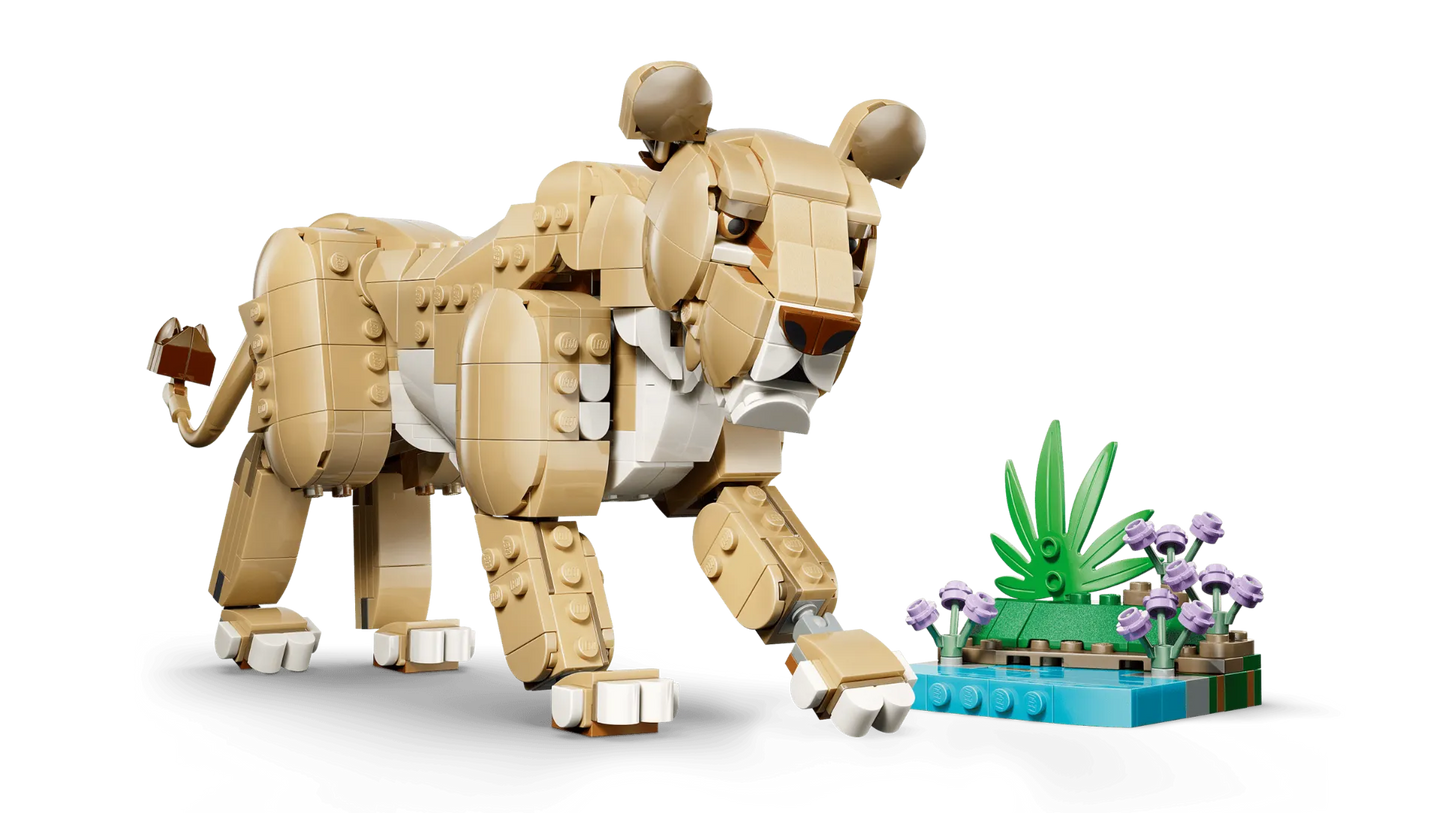 Wild Animals: Majestic Lion 31386, Lego Creator 3-in-1