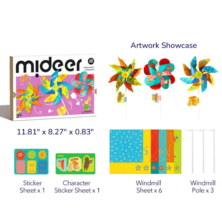 Windmill Kingdom, Paper Craft Workshop for Kids 3+
