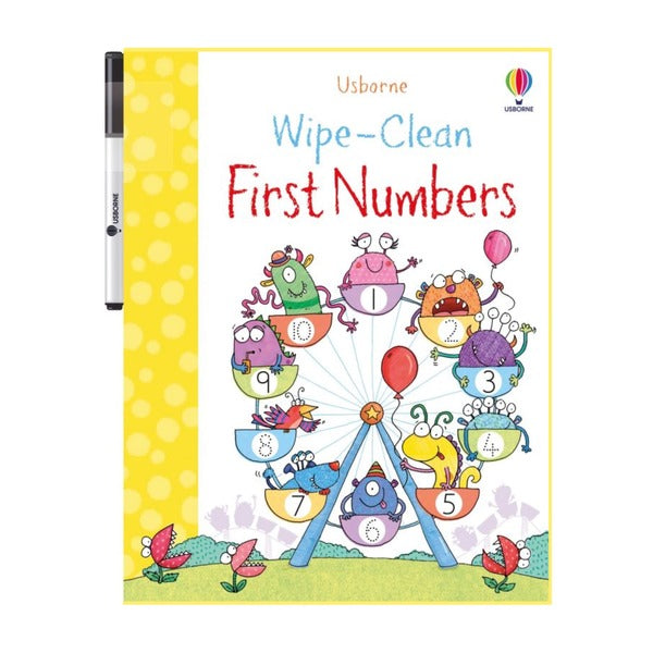 Activity book: Wipe-Clean First Numbers, Usborne