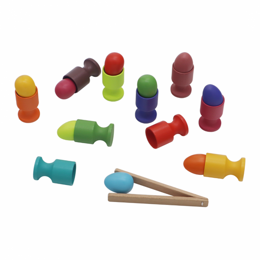 Wooden Cups and Eggs, Andreu Toys