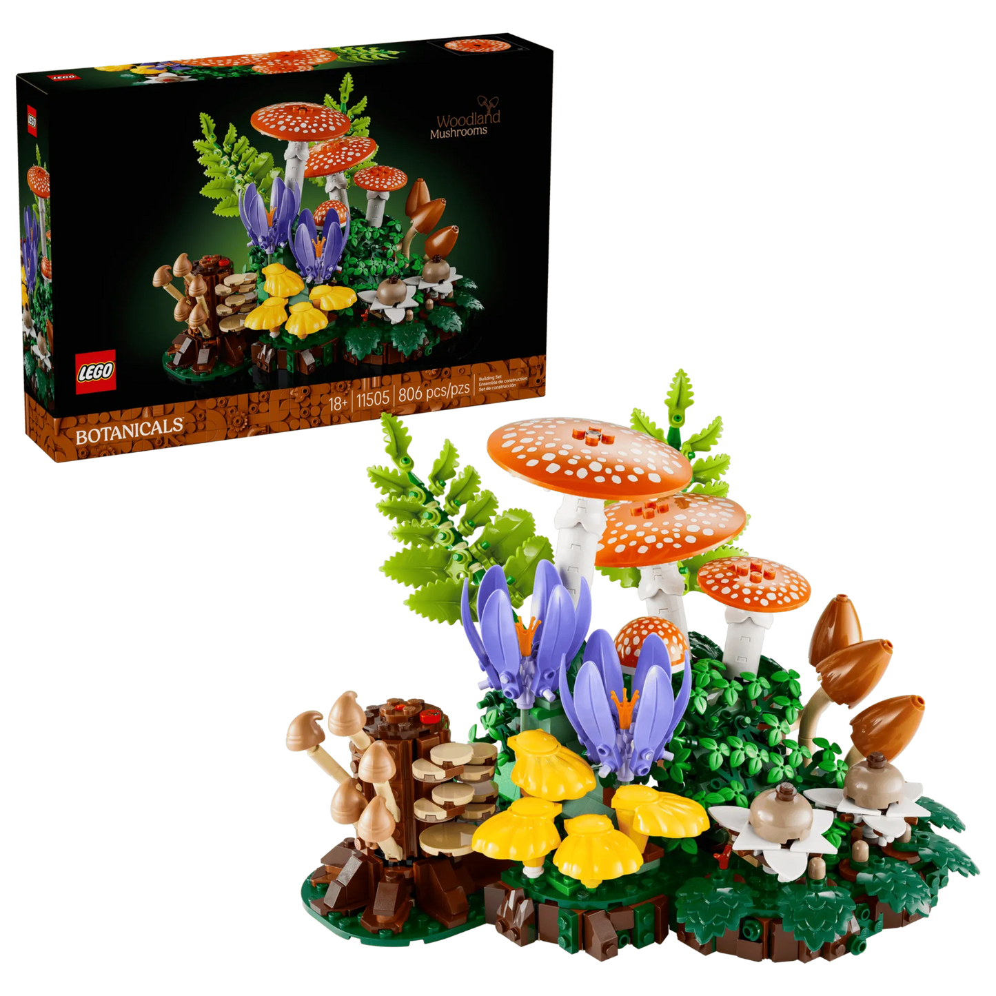 Woodland Mushrooms 11505, Lego Botanicals