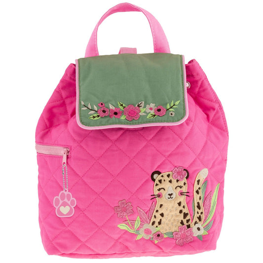 QUILTED BACKPACK LEOPARD (F20)
