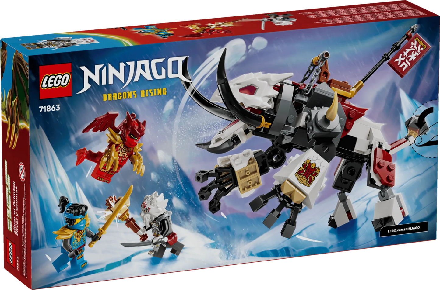 Zilvar and Grimtak the Dragon Beast 71863, Lego NINJAGO