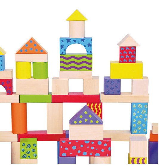 100 Wooden Blocks Andreu Toys
