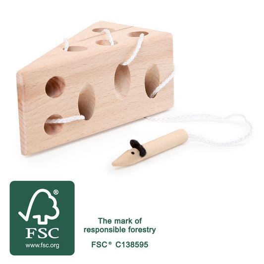 Cheese and Mouse Threading Game, Small foot