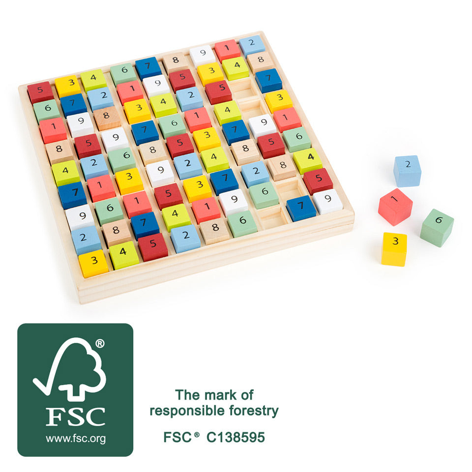 Colourful Sudoku "Educate" FSC 100%