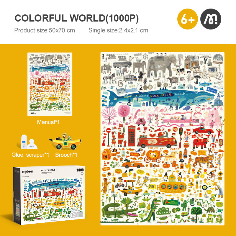 Artist Puzzle - colorful world 1000p