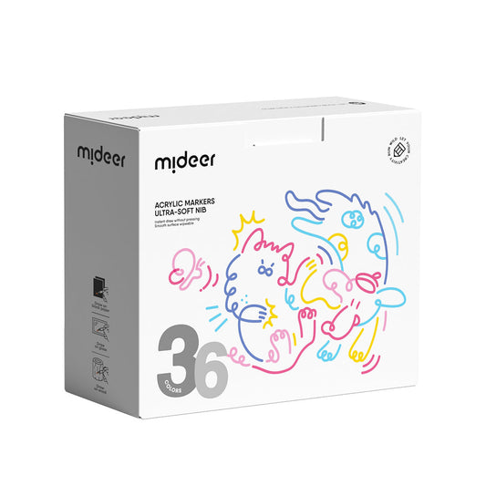 Mideer Acrylic Markers 36 Colors -1