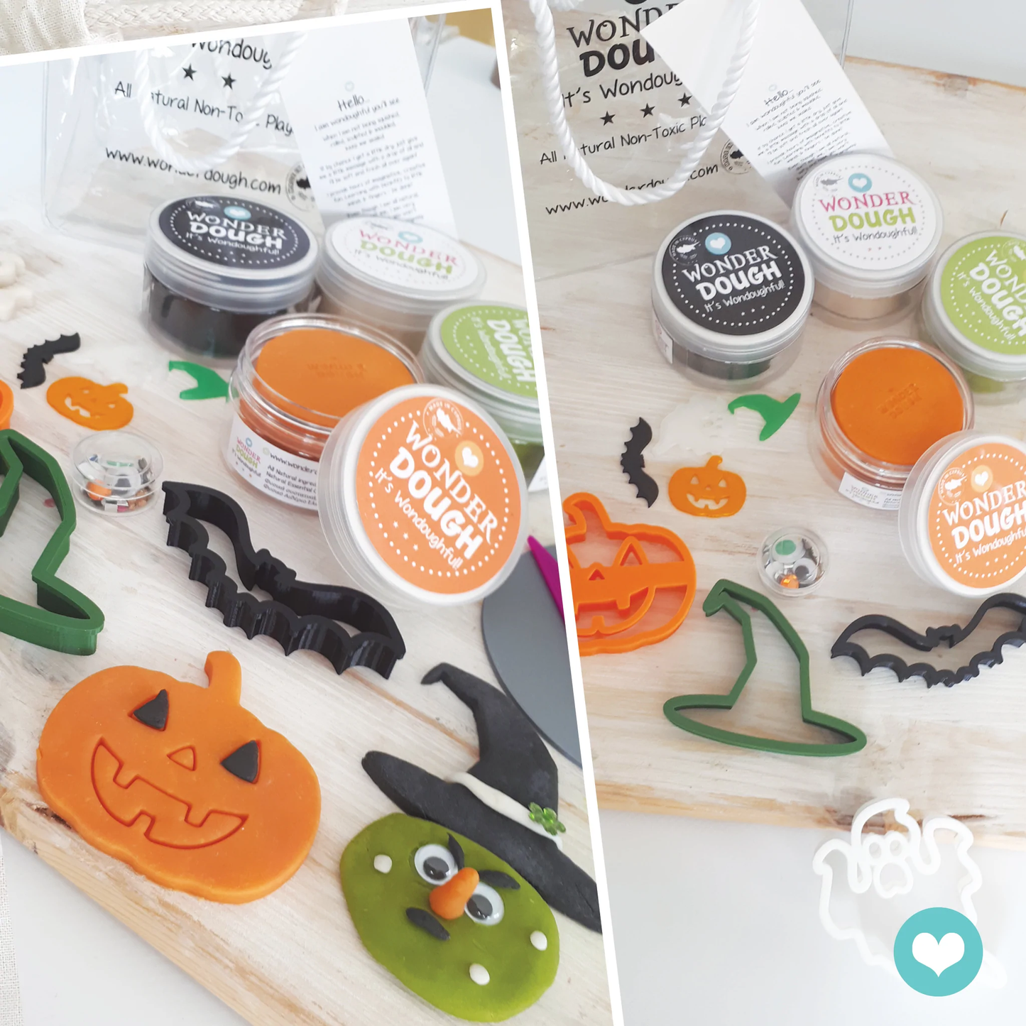 Wonderdough Halloween Large Set ( 4 x 125gr tubs)