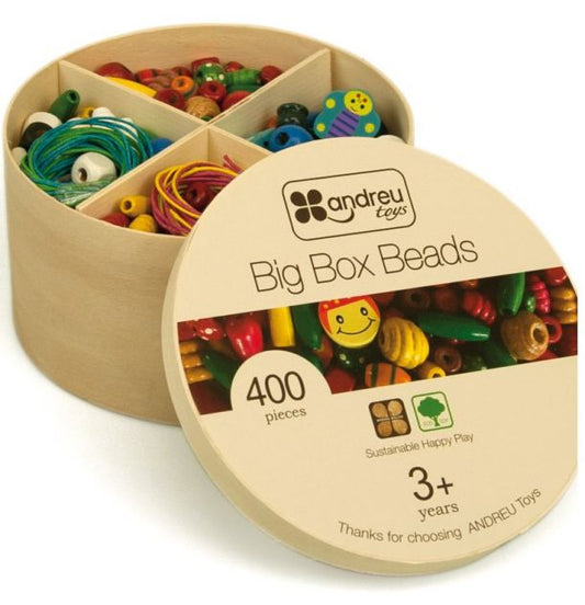 Big Box Colourful Beads Andreu Toys