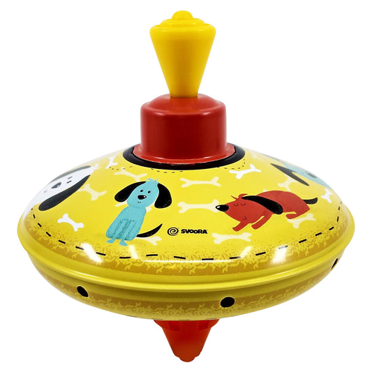Svoora Medium Humming Tin Top 'House Animals: Dogs'