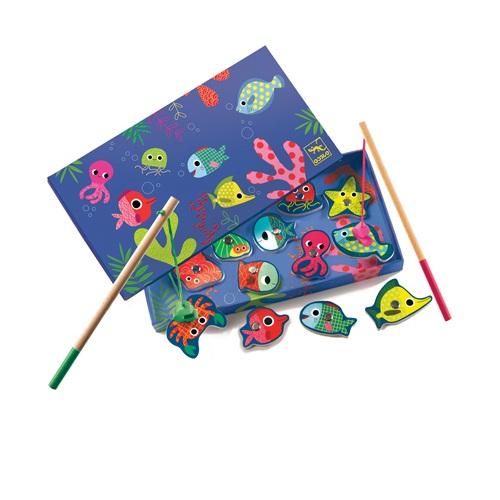 Djeco Wooden magnetics Coloured fishing