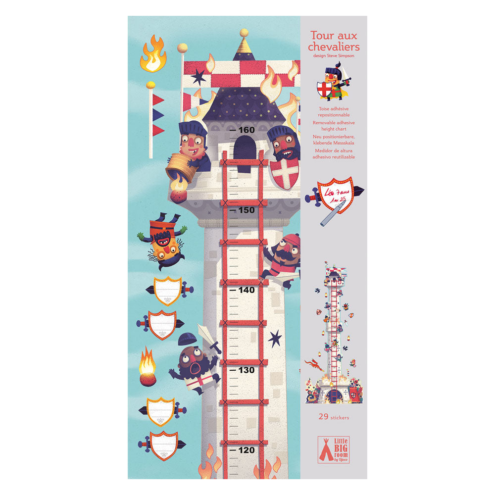 Djeco Growth Chart Knight's tower