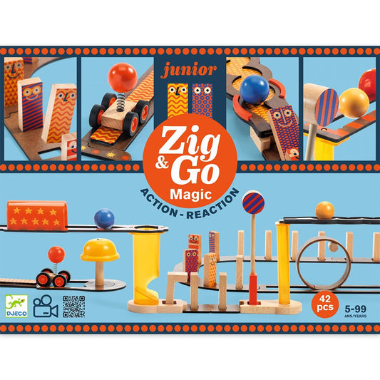 Djeco Zig & Go Junior - Magic - 42 pcs