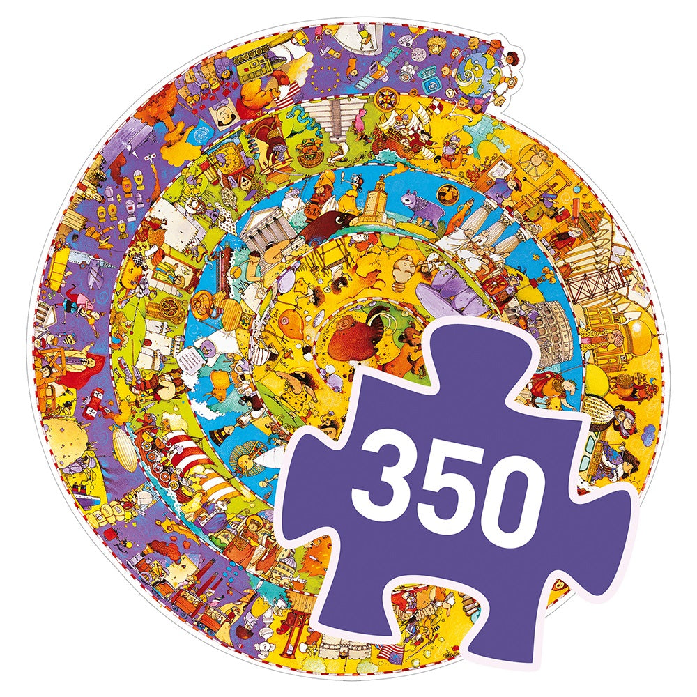 Djeco Puzzles observation History + booklet - 350pcs - FSC MIX