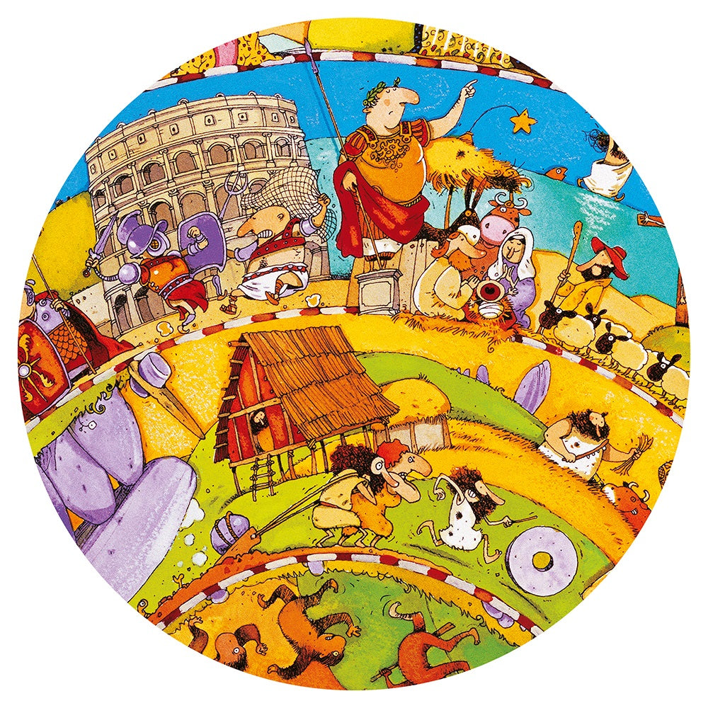 Djeco Puzzles observation History + booklet - 350pcs - FSC MIX
