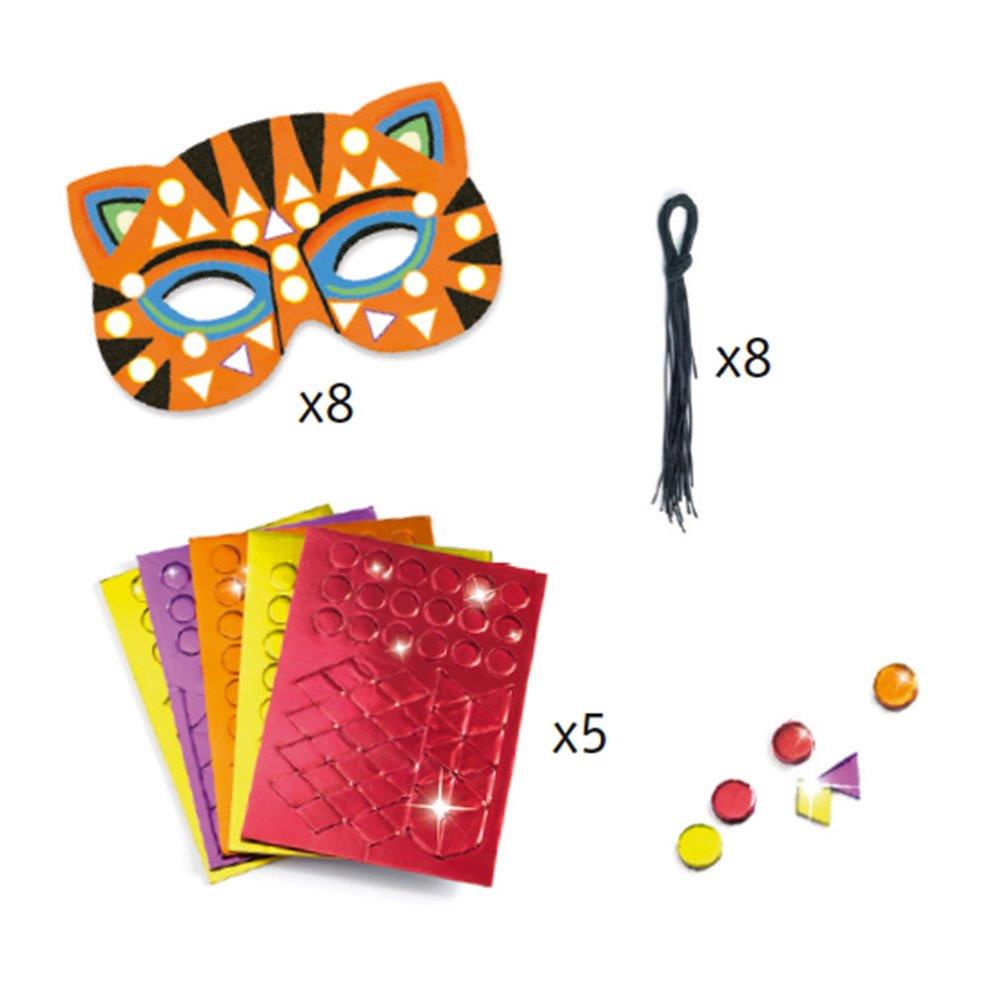 Design Do it yourself - Mosaics Masks Jungle animals - FSC MIX