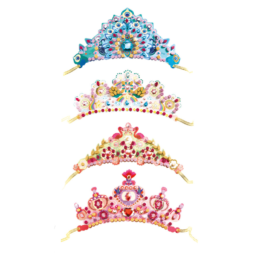 DIY Sticker-Mosaics Tiaras, Like a princess